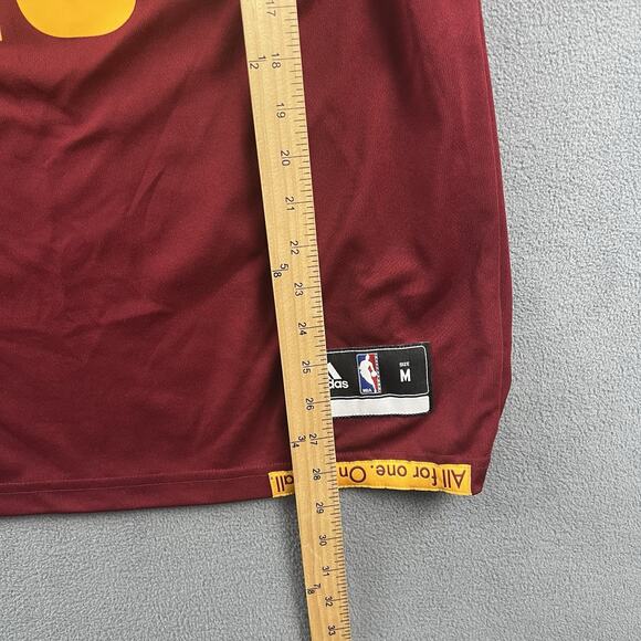 Adidas NBA Jersey Mens Medium Red LeBron James #23 Cleveland Swingman Athletic - Picture 7 of 7